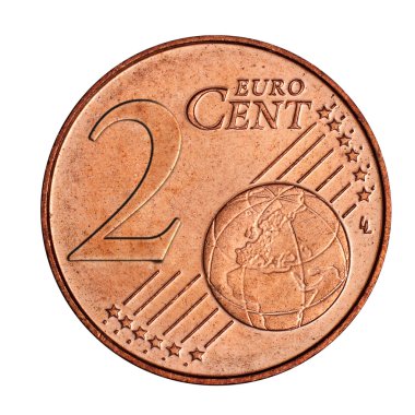 2 euro cent coin clipart