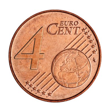 4 euro cent sikke