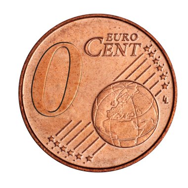 0 euro cent coin clipart