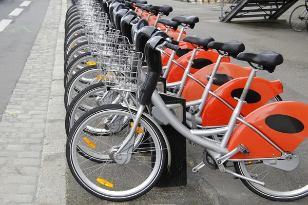 stock image City bikes for rent