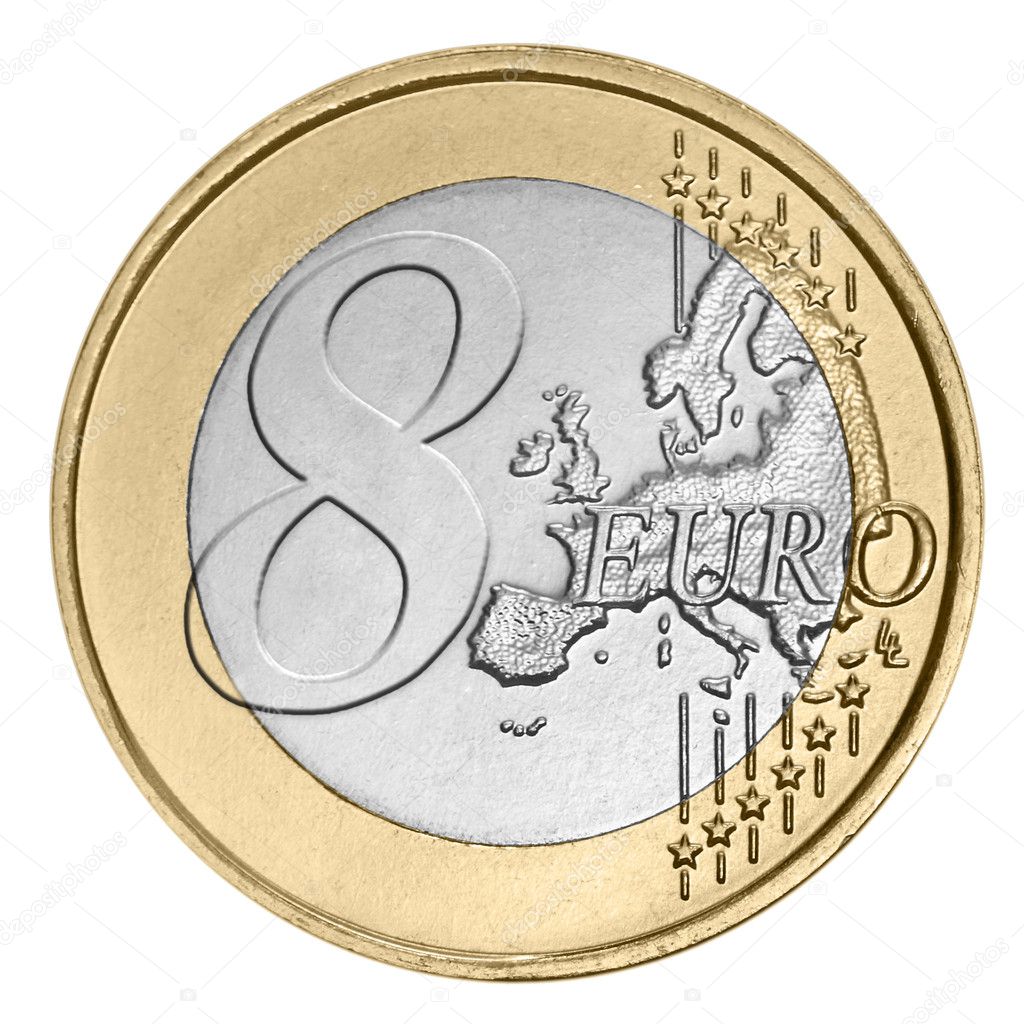 Eight euro coin