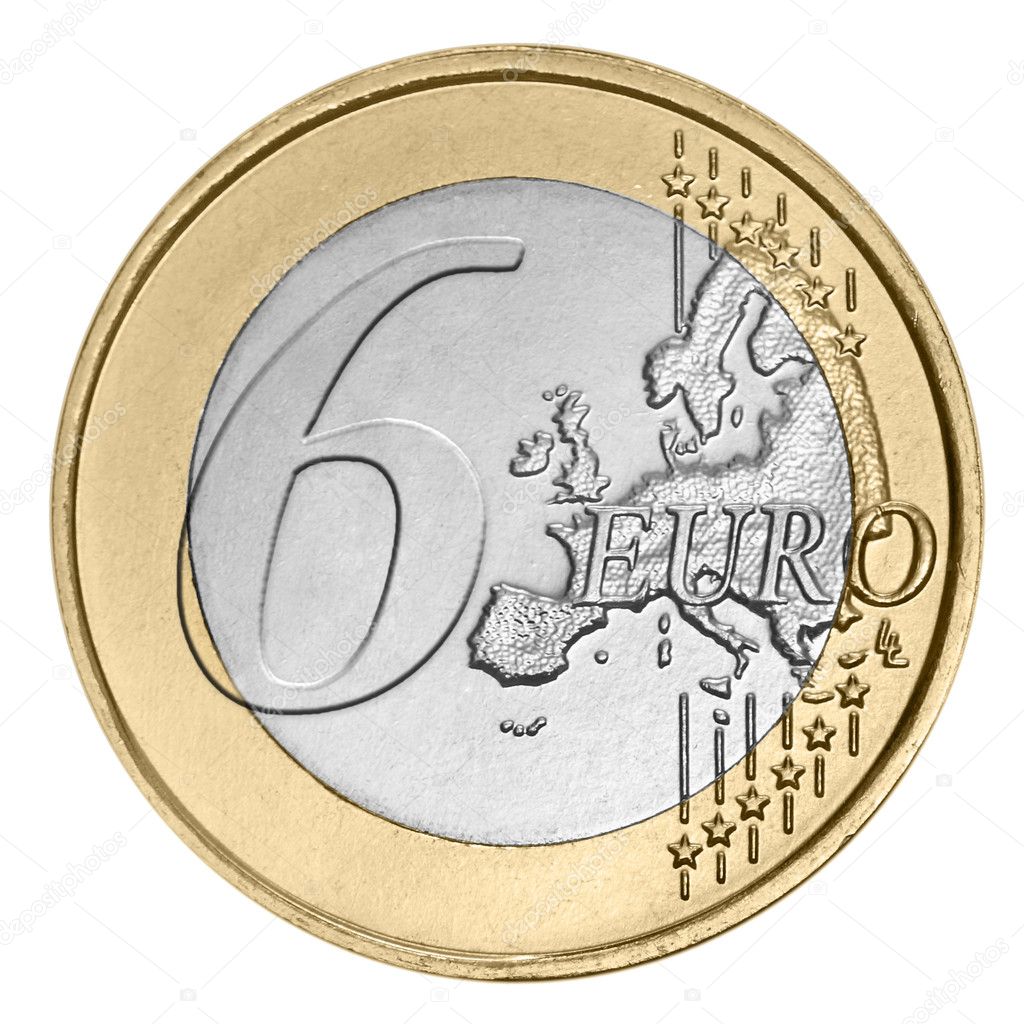 Six euro coin