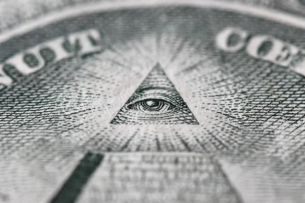 Masonic All Seeing Eye On One Dollar Bill — Stock Photo © lucidology ...