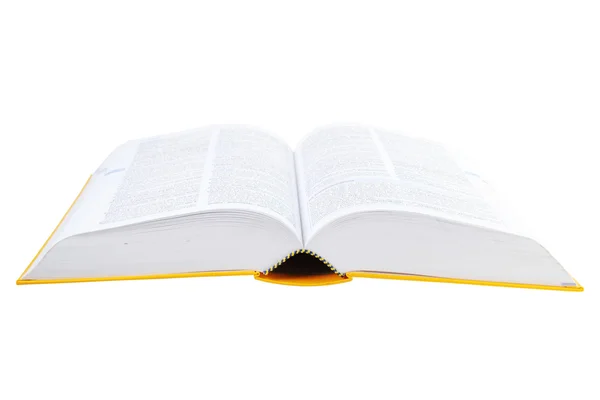 Open book isolated on white background — Stock Photo, Image