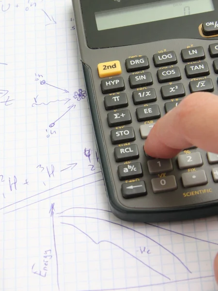 Wetenschappelijke calculator — Stockfoto