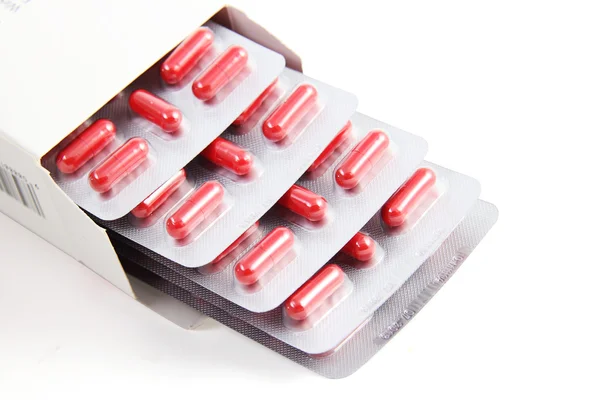 A tabletták csomag — Stock Fotó