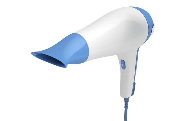 Hair dryer isolated on white — Stock Photo, Image