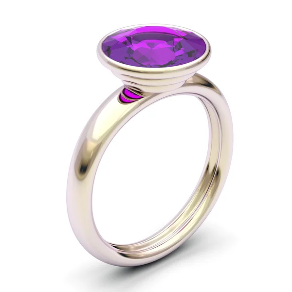 Rose gold ring — Stock Photo, Image