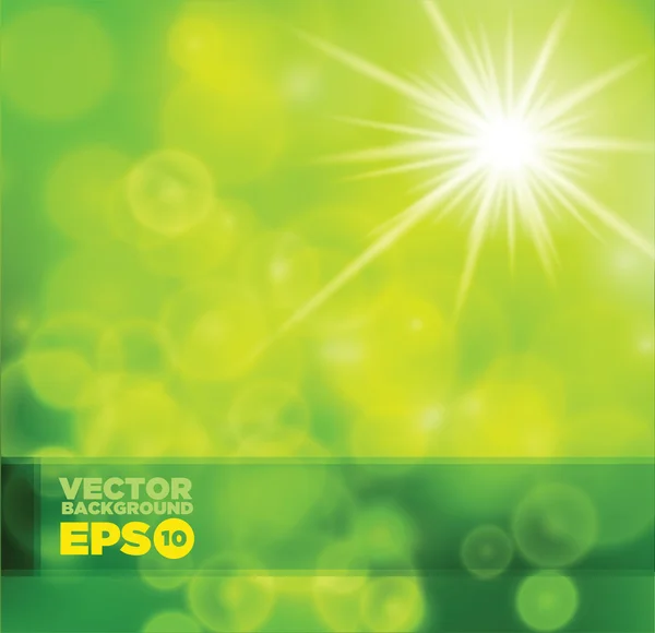 Векторно-зеленый блестящий фон — стоковый вектор
