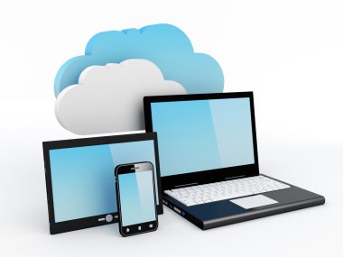 Cloud Computing Concept clipart