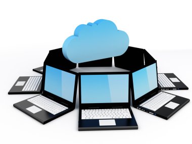 Cloud Computing Concept clipart