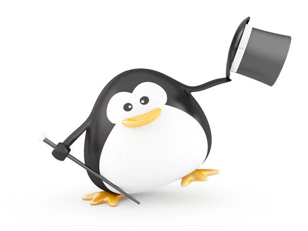 Penguin Astaire — Stock Photo, Image