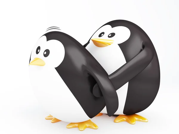 Pingwin ops! — Zdjęcie stockowe