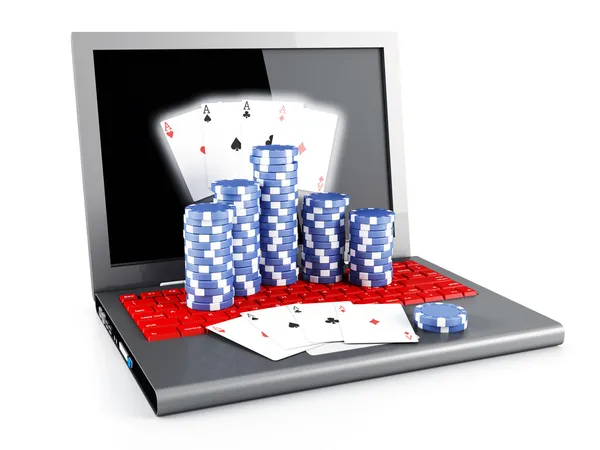 A vonal póker — Stock Fotó