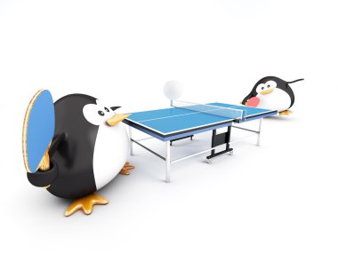 Ping-Pong Match clipart