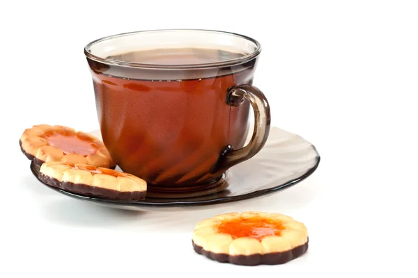 Chá com biscoitos Imagem De Stock