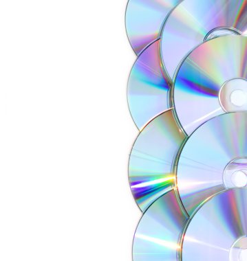 Background with CDs clipart