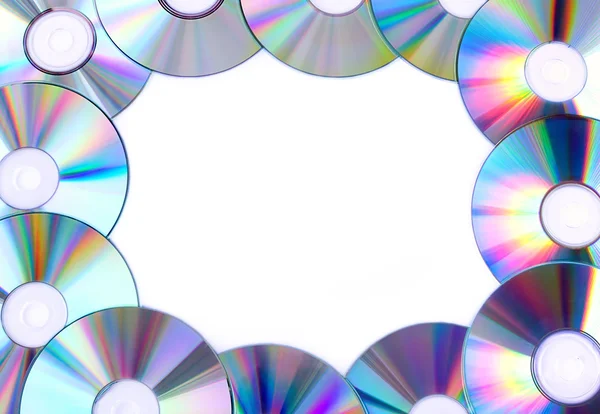 Quadro de CDs — Fotografia de Stock