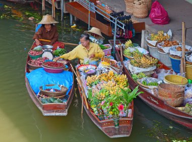 Floating Market clipart