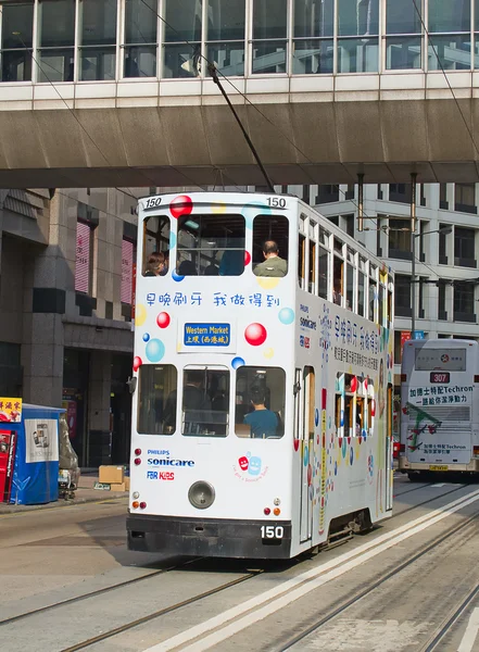 Tram van Hongkong — Stockfoto