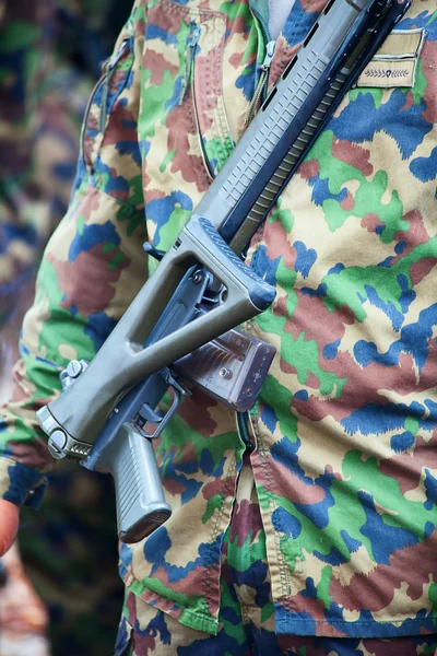 Swiss army uniform — Stock Photo, Image