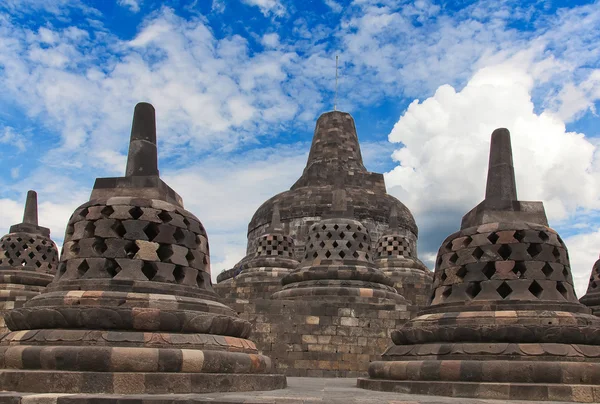 Chrám Borobudur v Indonésii — Stock fotografie