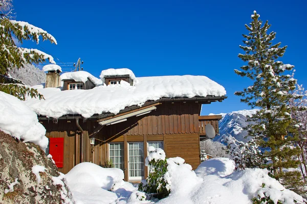 Winter in de Alpen — Stockfoto