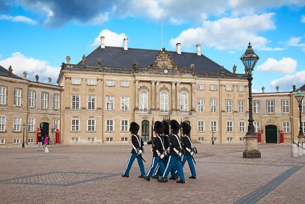 Castelo de amalienborg — Fotografia de Stock