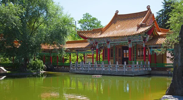 Tradicionális kínai pavilio — Stock Fotó