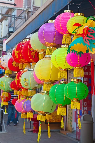 Traditionella kinesiska papper lanternor — Stockfoto