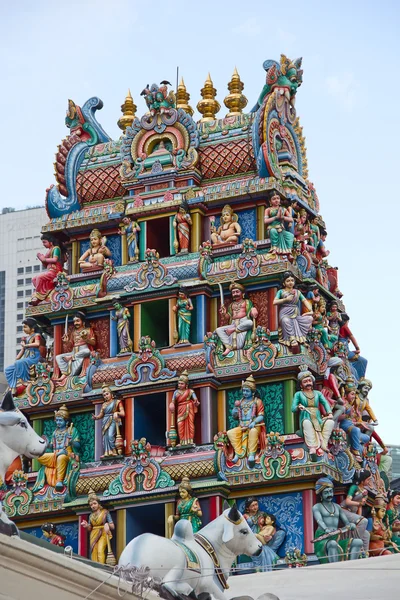 Templo Hindú en Singapur — Foto de Stock