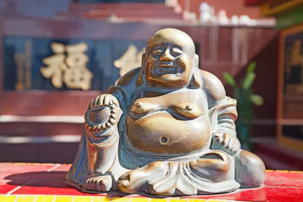 Laughing buddha statue — Stock Photo, Image