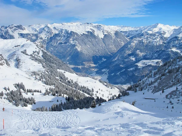 Invierno en Alpes — Foto de Stock