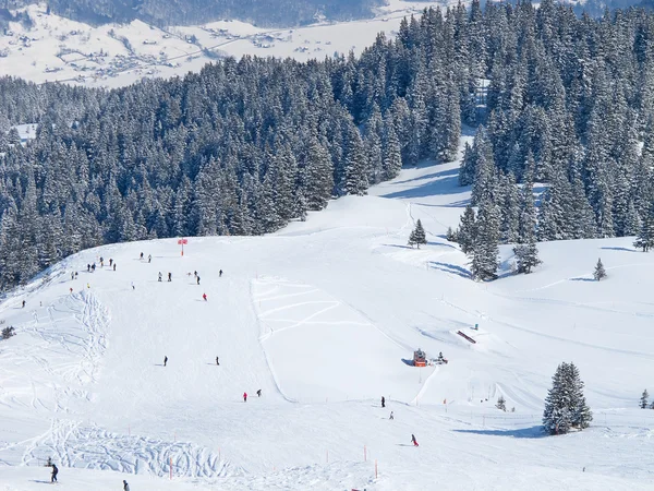 Winter in den Alpen — Stockfoto