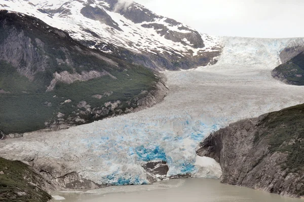 Alaskan-Gletscher — Stockfoto