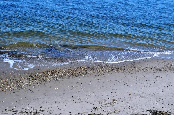 Charleston SC beach with light ripples — Stock Photo, Image