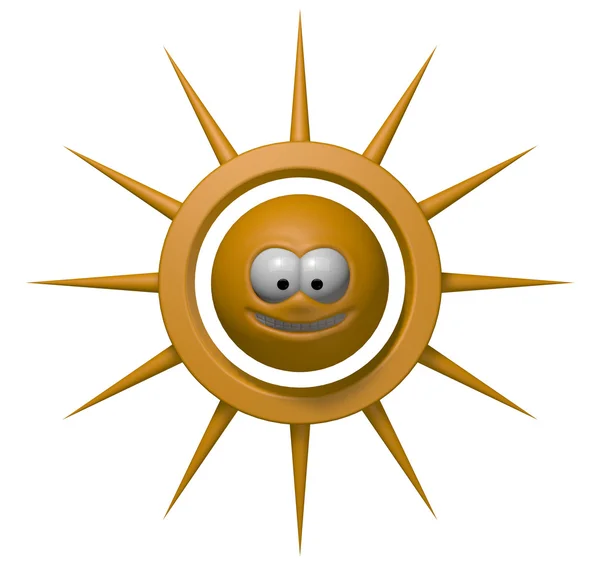 Grin sun — Stock Photo, Image