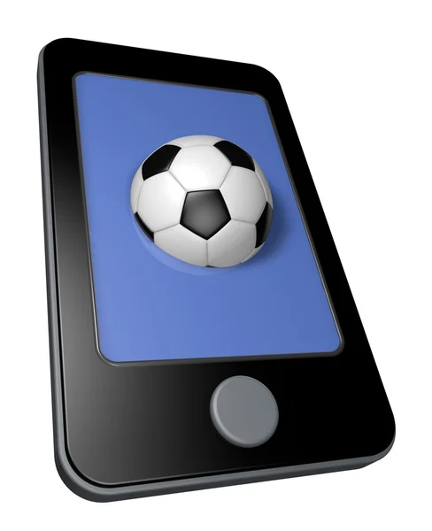 Futebol online — Fotografia de Stock
