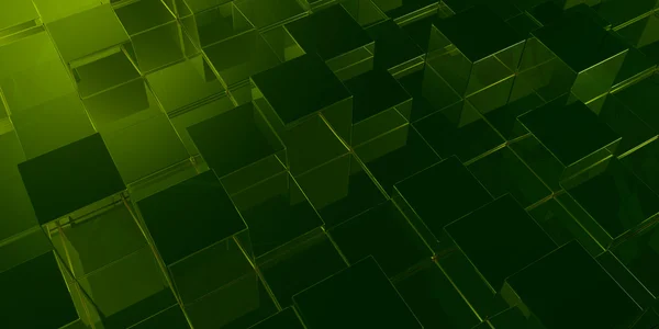 Зеленые кубики — стоковое фото