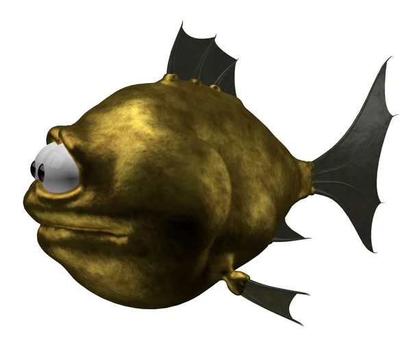Dziwne złota rybka — Zdjęcie stockowe