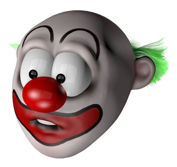 Голова клоуна — стоковое фото