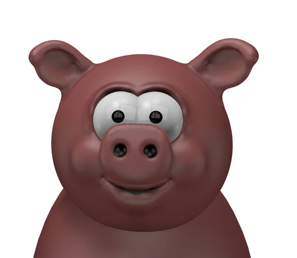 Glückliche Schweine — Stockfoto
