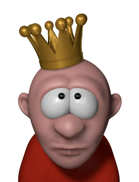 Funny King — Stock Photo, Image