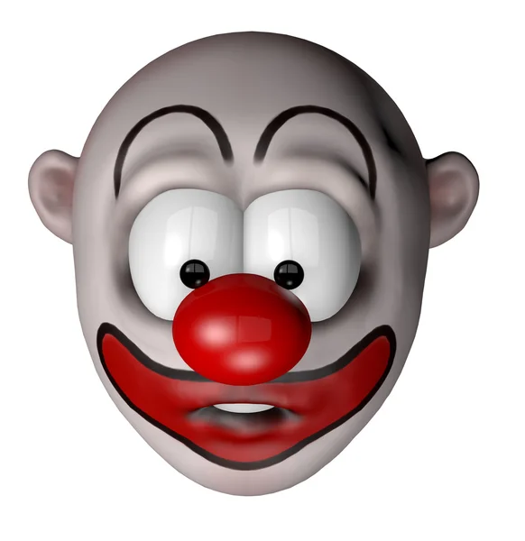 Счастливый клоун — стоковое фото