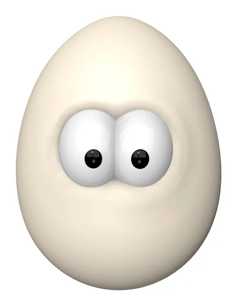 Śmieszne jajko — Zdjęcie stockowe
