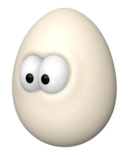 Huevo gracioso — Foto de Stock