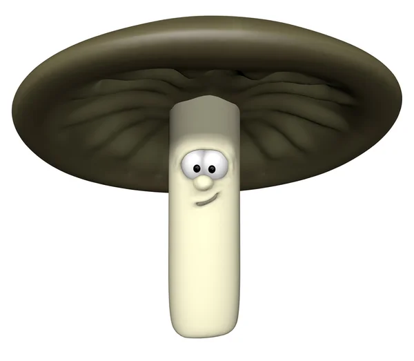 Смешной гриб — стоковое фото