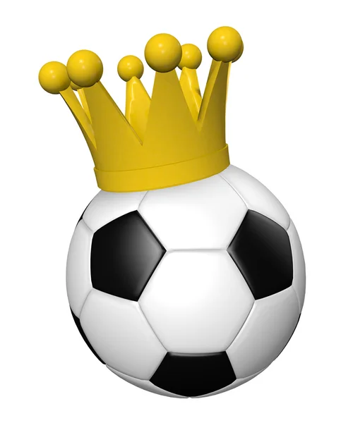 Король футбола — стоковое фото