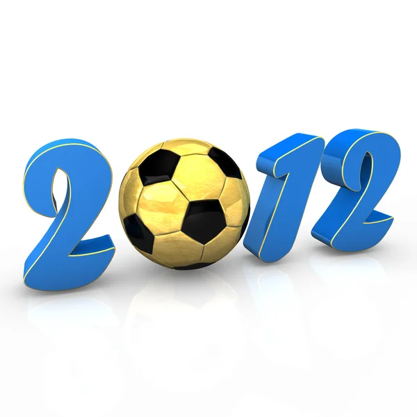 足球 2012 — 图库照片