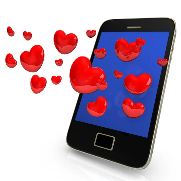 Mobile Dating — Stock Photo, Image
